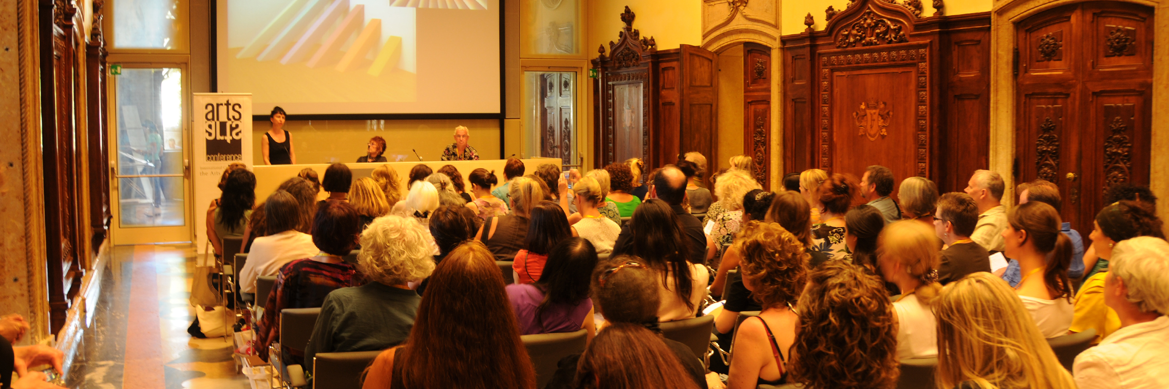 Judy Chicago, International Conference on the Arts in Society, Istituto Veneto di Scienze, Lettere ed Arti, Venice, Italy (2009)